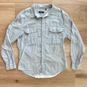 7 for All Mankind Men’s Button Down Size L